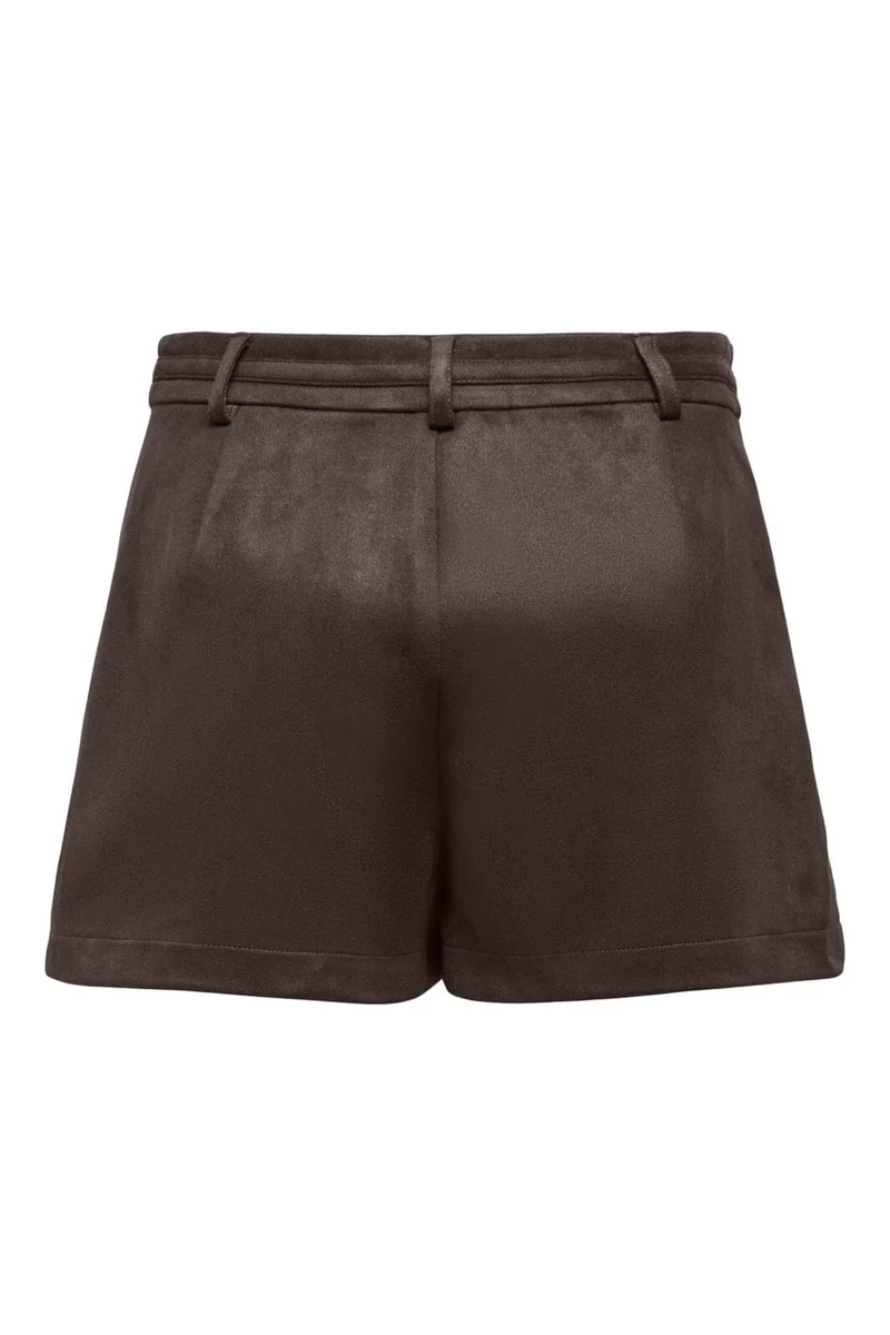 Only - Onlmira Faux Suede Shorts Cc - 5101038 Coffee Bean