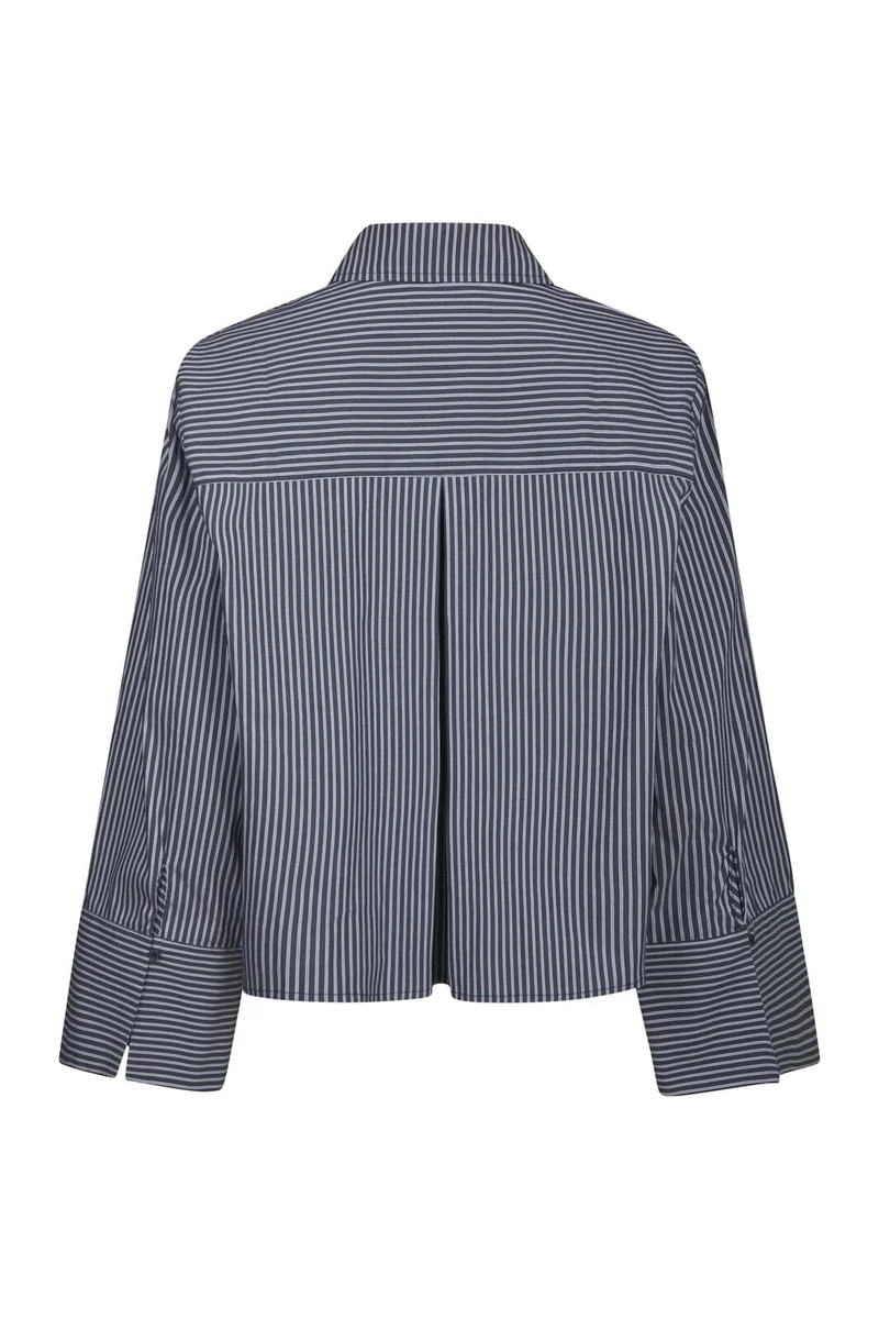 Neo Noir - Jaylin Stripe Shirt 170845 - 702 - Dark Navy