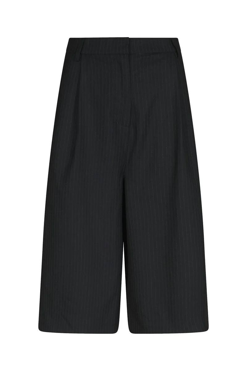 Neo Noir - Rima Slim Pinstripe Shorts 169531 - 702 - Dark Navy