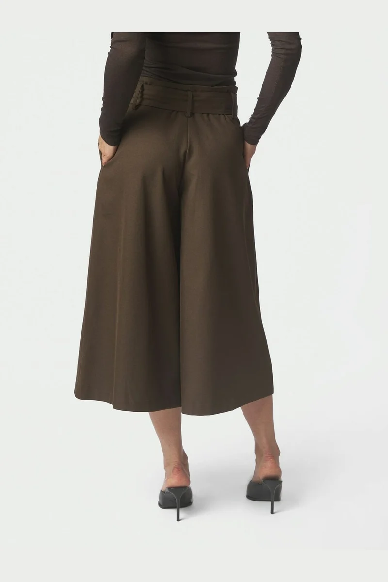 Neo Noir - Rilene Midi Pants 169844 - 676 - Dark Brown