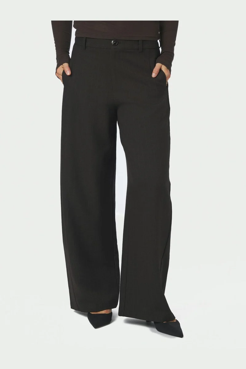 Neo Noir - Essiall Pinstripe Pants 170084 - 132 - Antracit