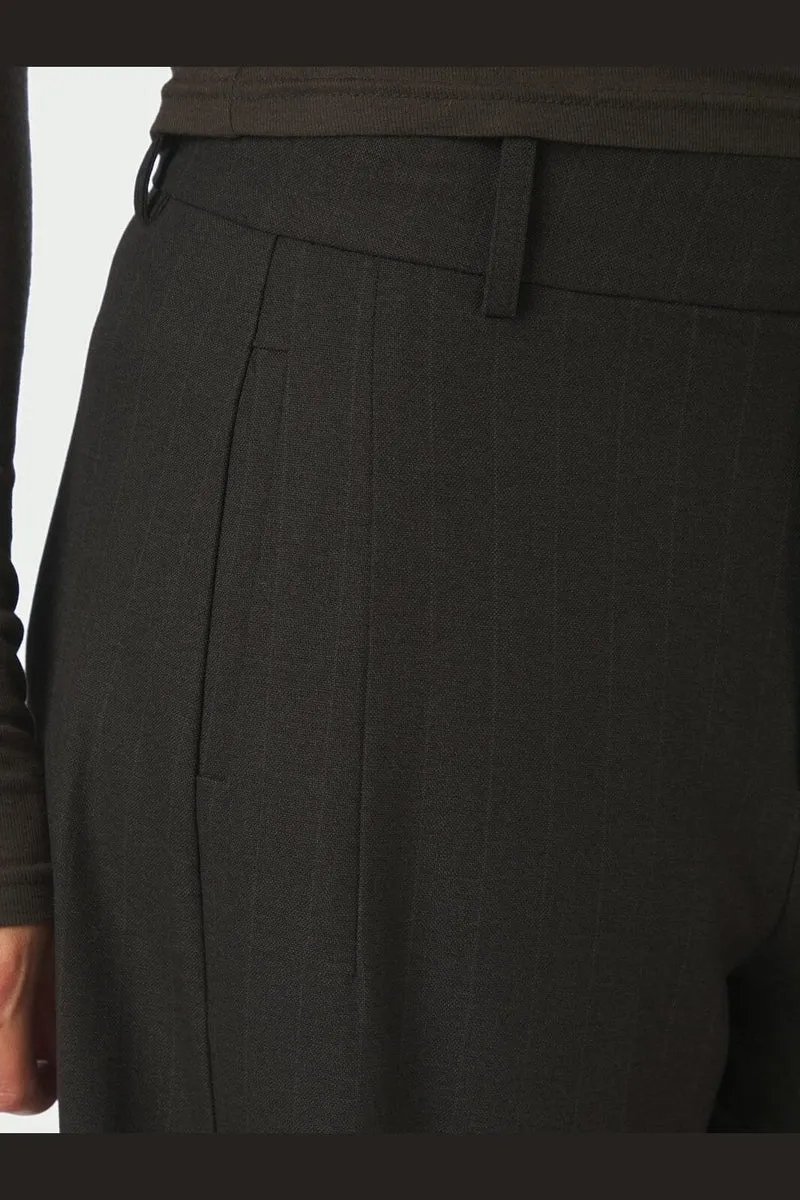 Neo Noir - Essiall Pinstripe Pants 170084 - 132 - Antracit