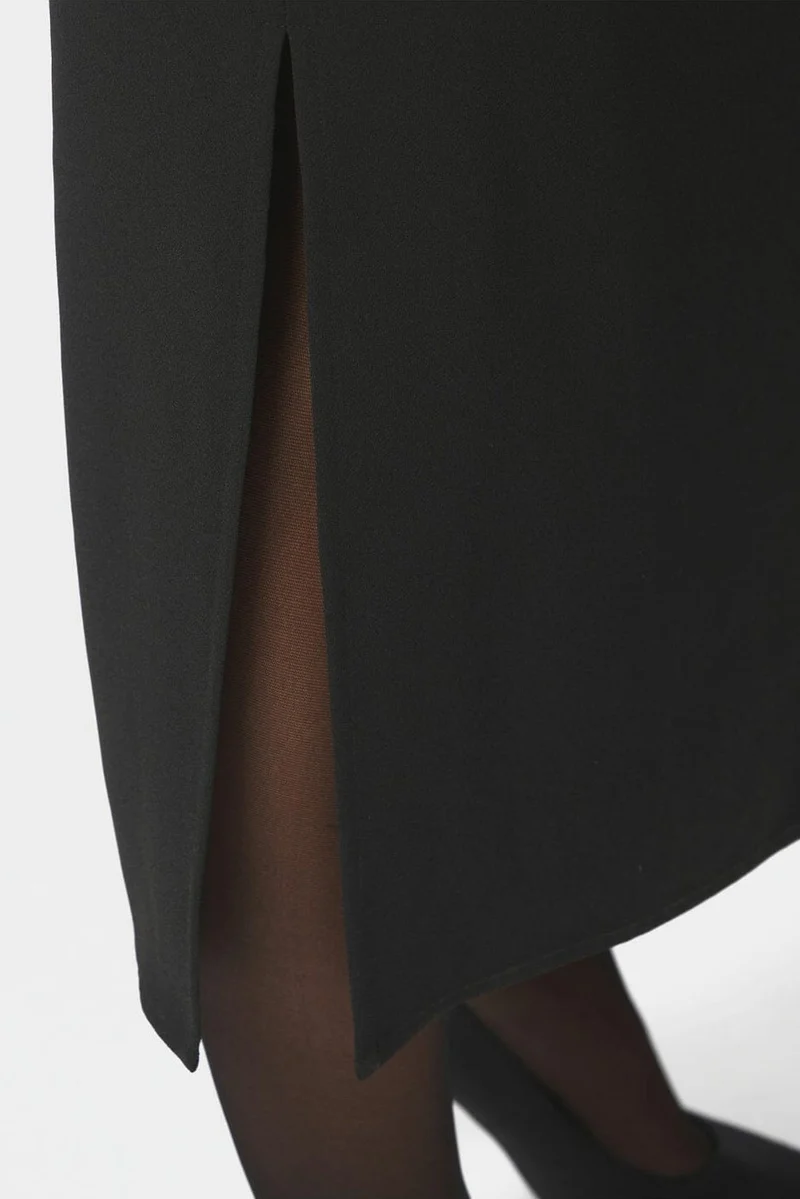 Neo Noir - Emmely Drape Dress 170471 - 100 - Black