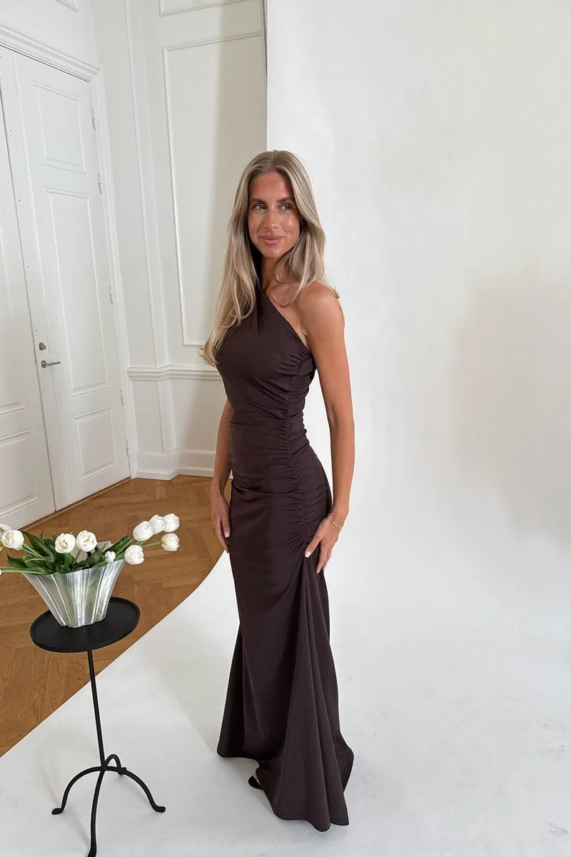 Byic - Andreaic Maxi Dress A23768 - Chocolate Brown