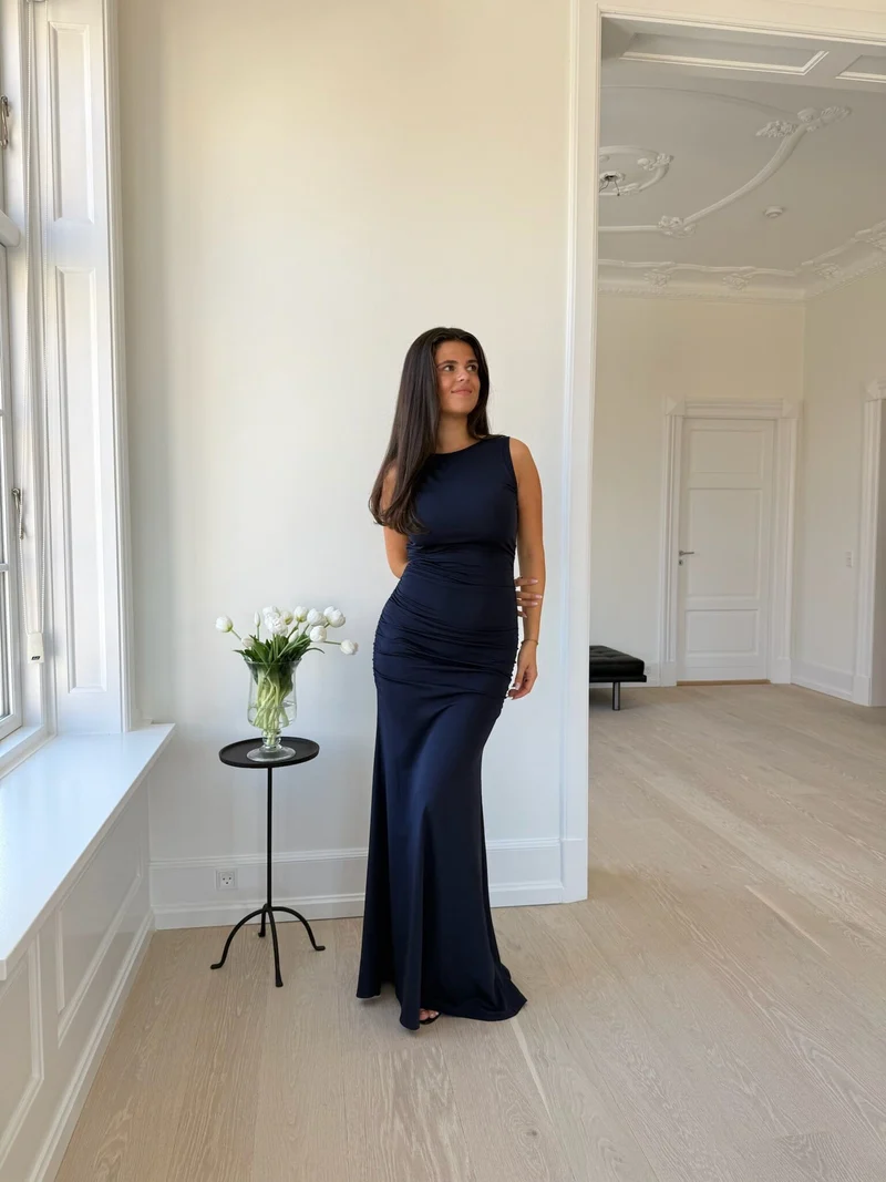 Byic - Annaic Maxi Dress A25330 - Navy