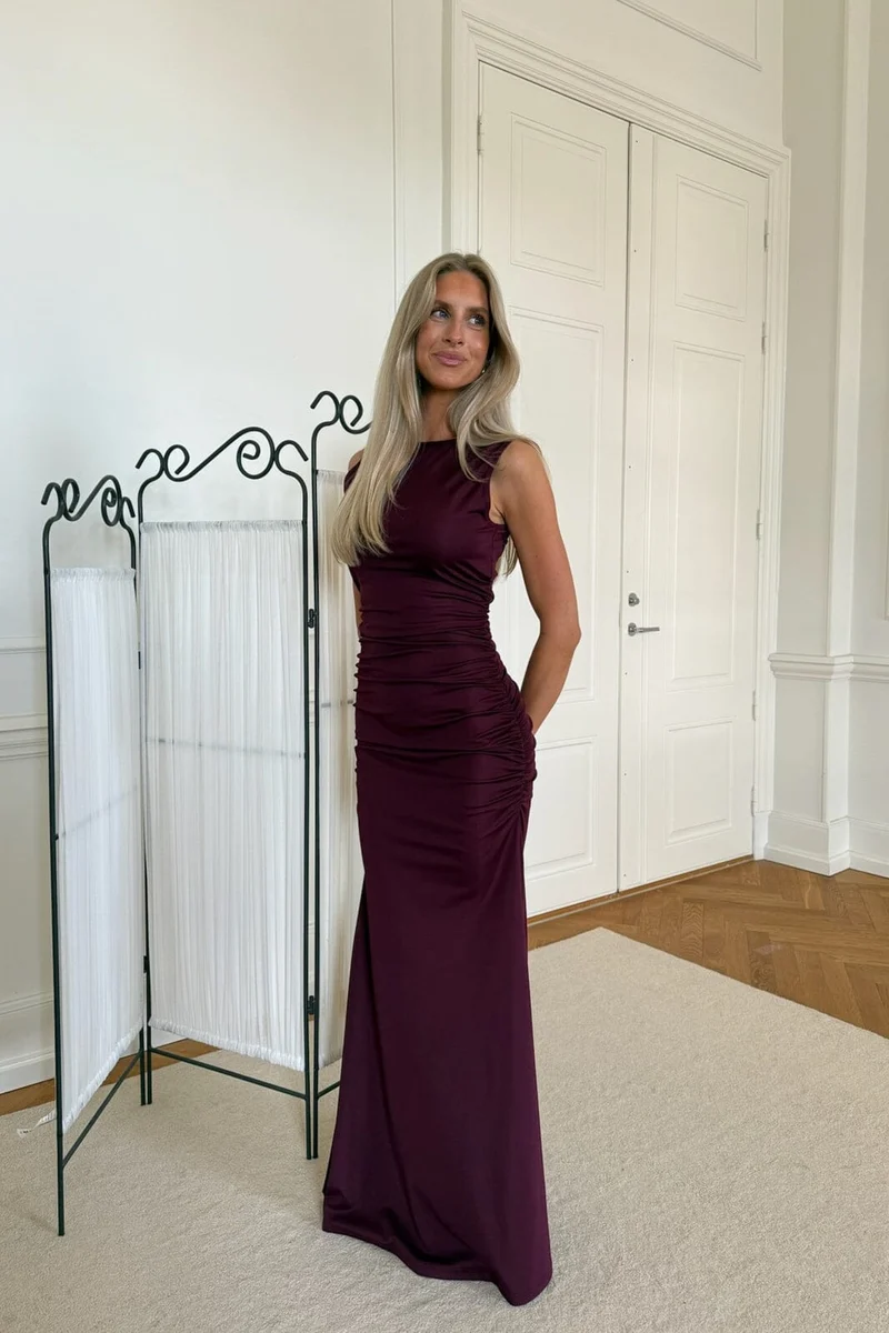 Byic - Annaic Maxi Dress A25330 - Bordeaux