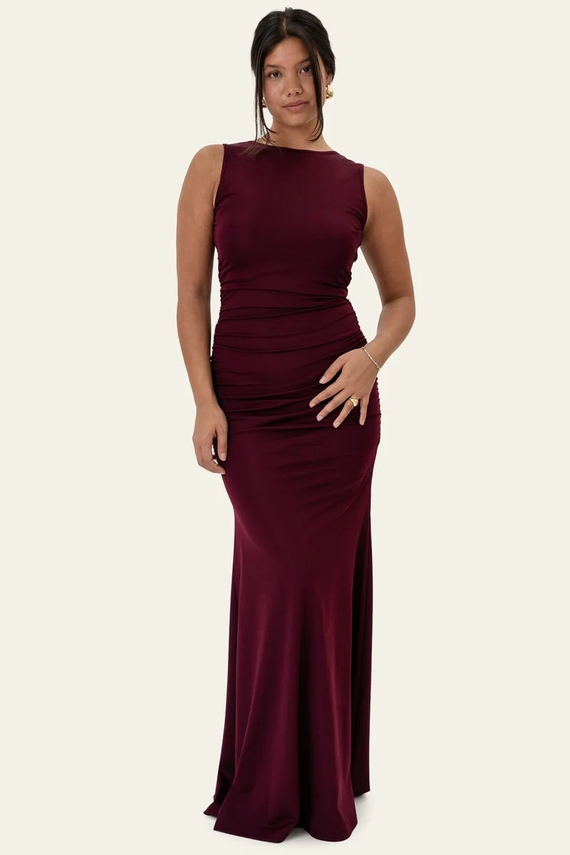 Byic - Annaic Maxi Dress A25330 - Bordeaux