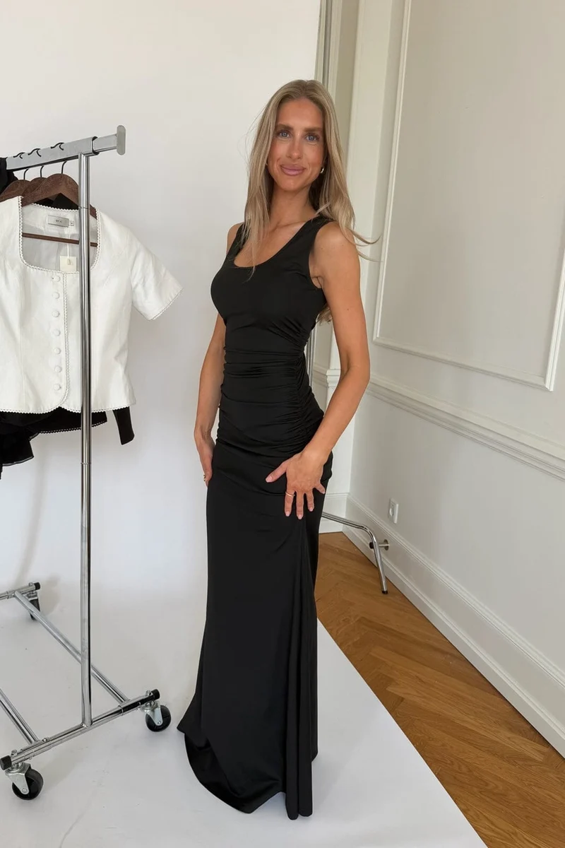 Byic - Annaic Maxi Dress A25330 - Black