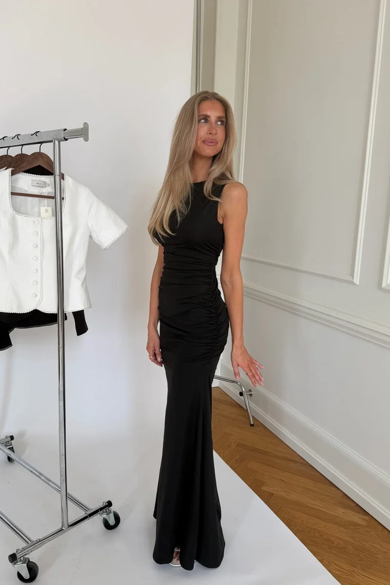 Byic - Annaic Maxi Dress A25330 - Black