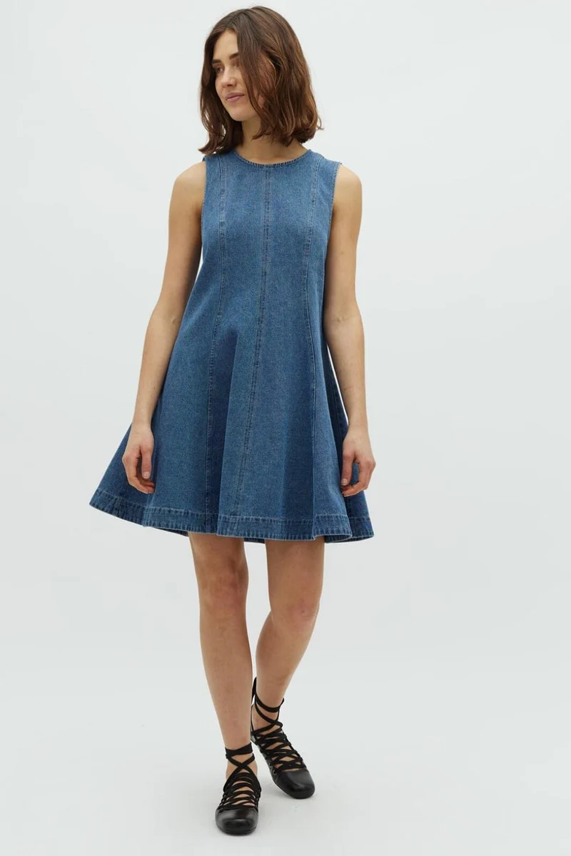 Global Funk - Rihann Peplum-G 74360441 - P85 - Midt Vintage Brushing