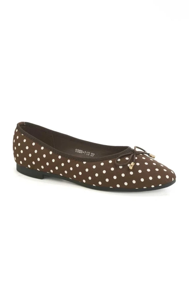 Bloom - Monarda Ballet Flats - Dark Brown