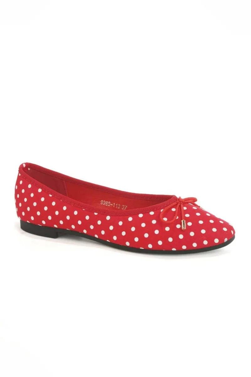 Bloom - Monarda Ballet Flats - Red