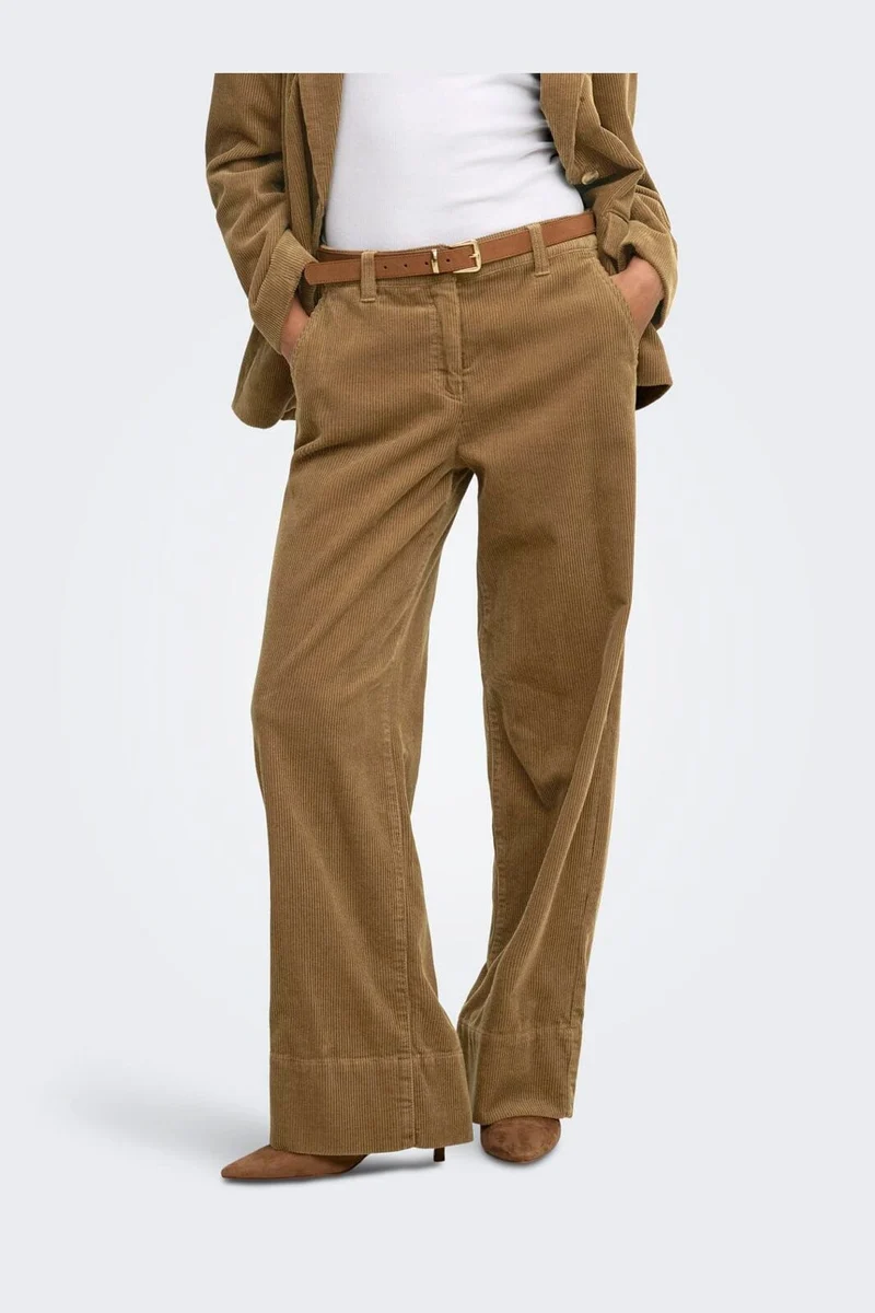 JDY - Jdyshiraz Hem Wide Pant - 5111706 Otter