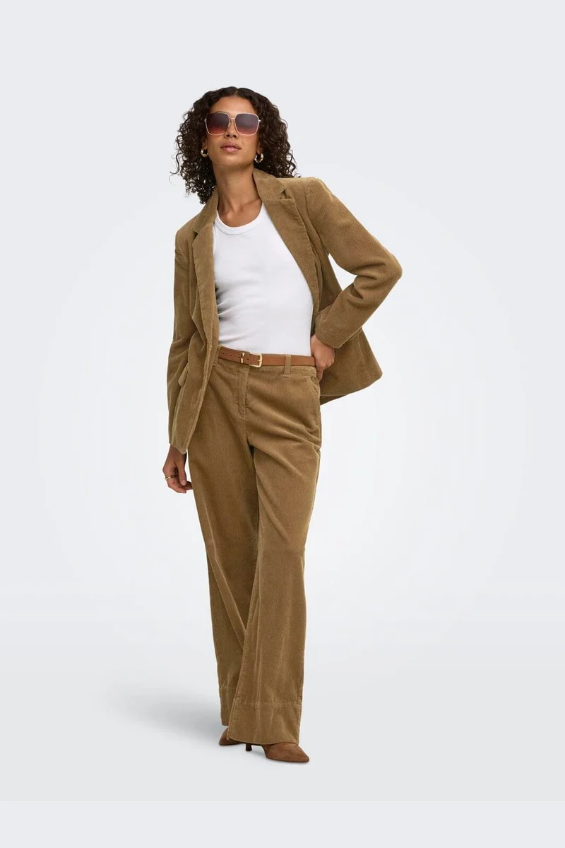 JDY - Jdyshiraz Hem Wide Pant - 5111706 Otter