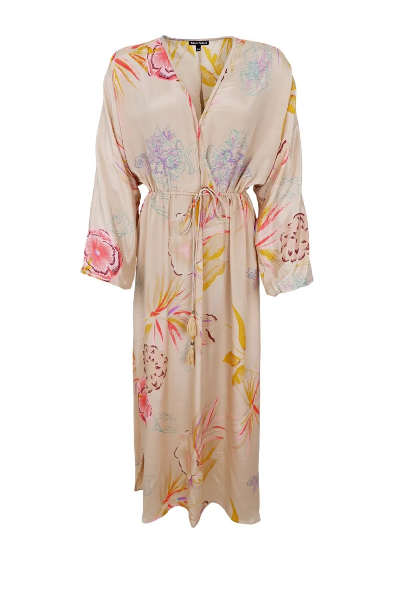 Black Colour - Bcluna V-Neck Dress L/S 39240 - Poppy Rose