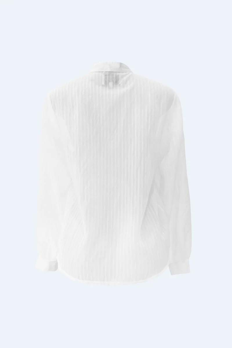 Liberte - Filippa Ls Frill Shirt 22483 - White