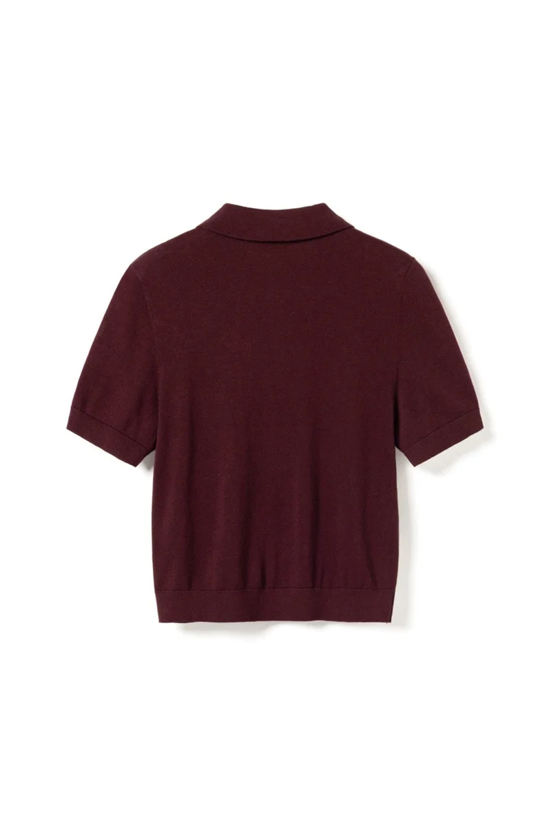 Noella - N-Maxine Ss Knit 14990003 - 150 - Burgundy