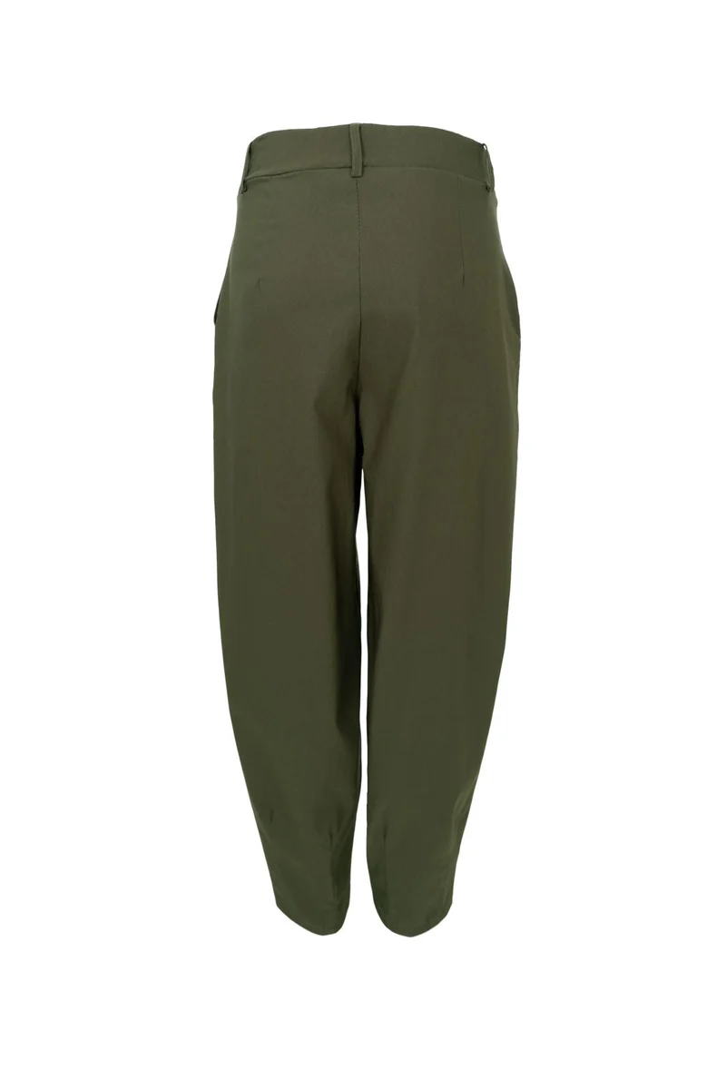 Black Colour - Bcbeverly Barrel Pant 41010 - Dk. Army