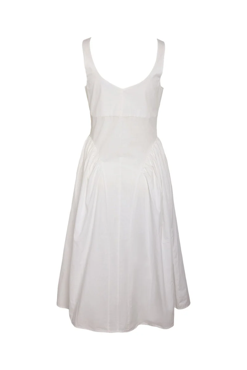 Noisy May - Nmasta Strap Midi Dress Fwd - 4980119 Cloud Dancer