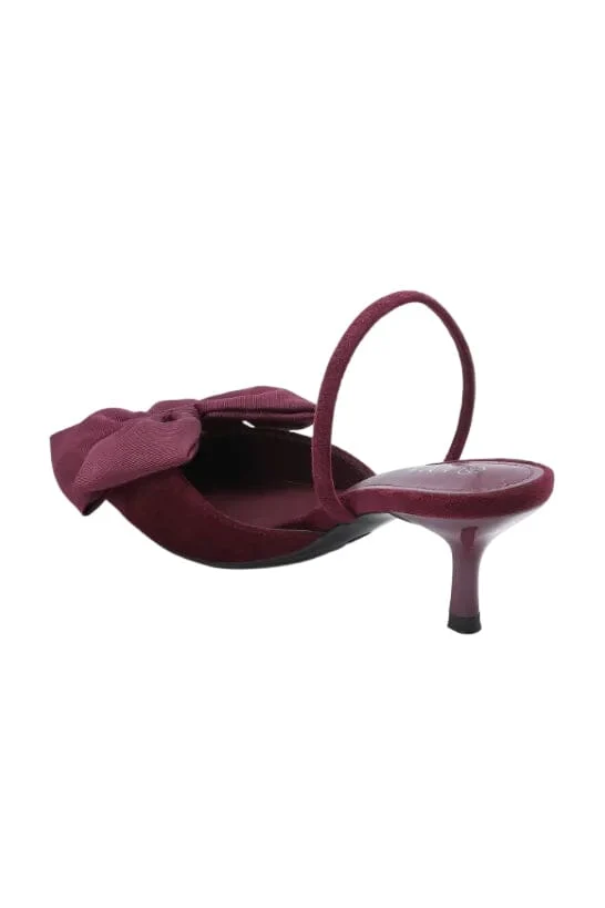 Bloom - Borage Stiletto - Burgundy