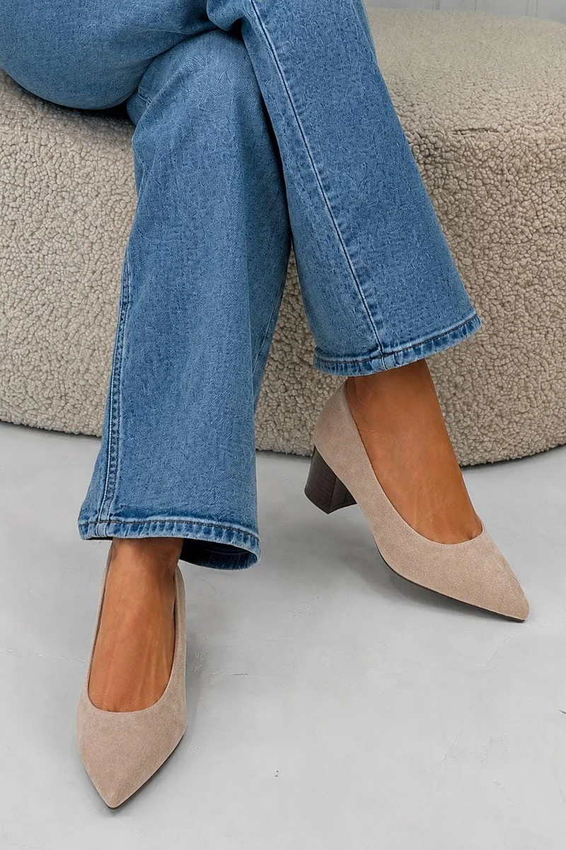 Bloom - Amaranth Stiletto - Taupe