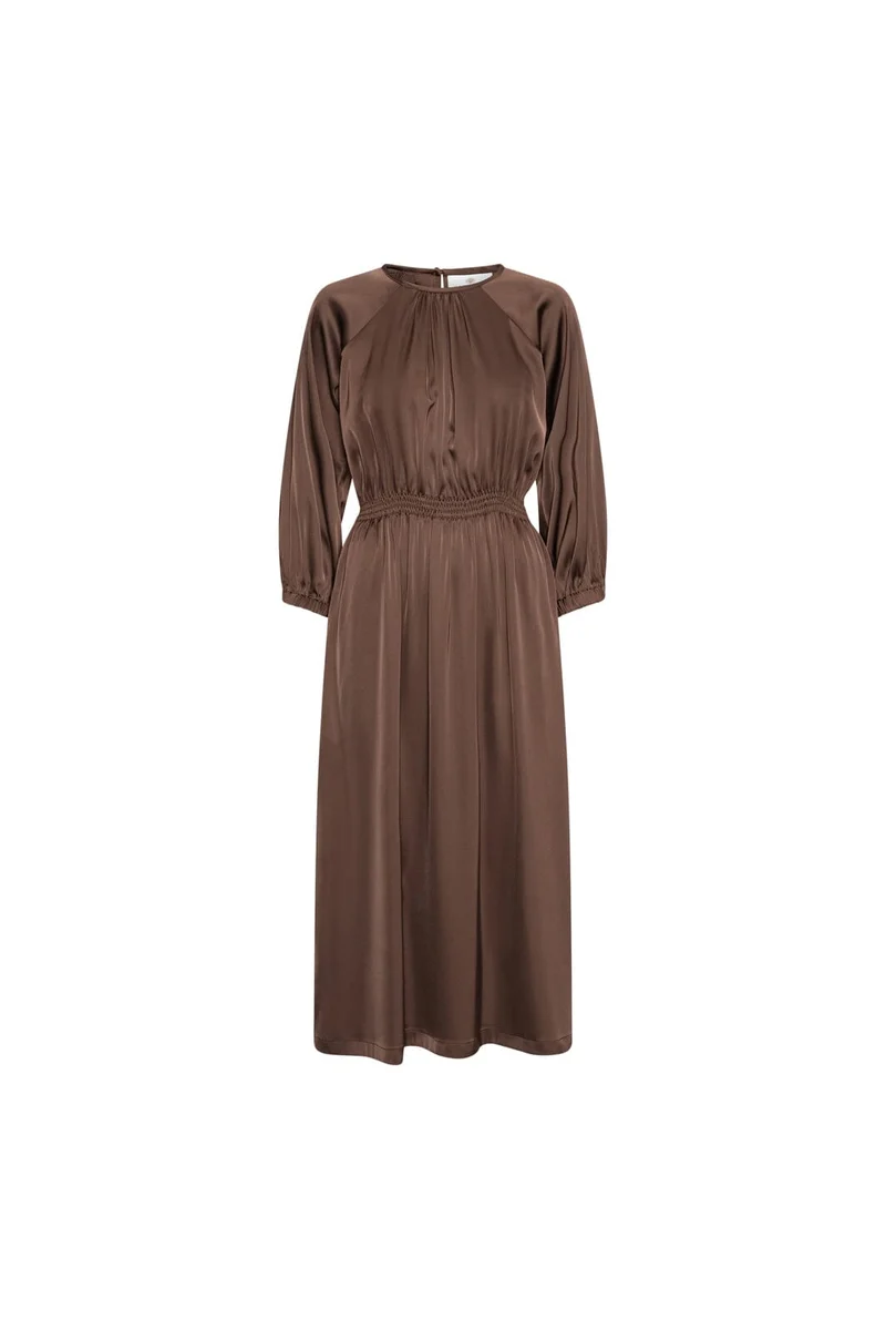 Karmamia - Rachel Dress 2485 - Semi Rich Brown