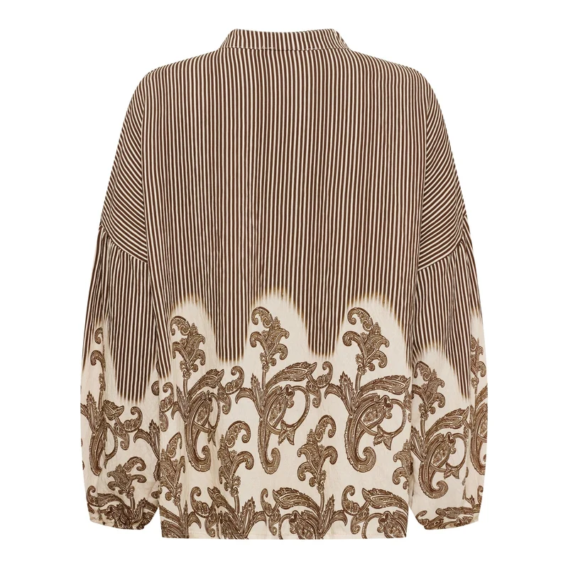 Marta Du Chateau - Mdcsequoia Shirt 8597 - Marrone4602tpe