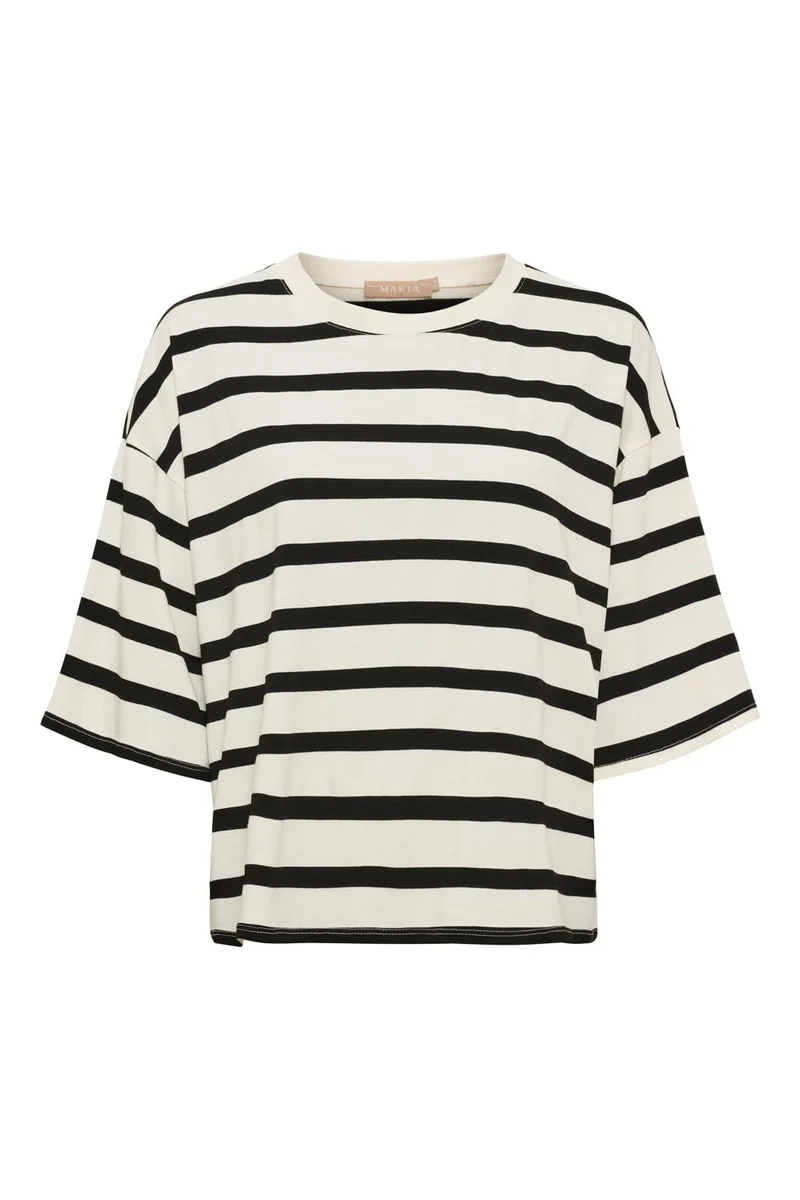 Marta Du Chateau - Mdcsage Tee 8577 - Black