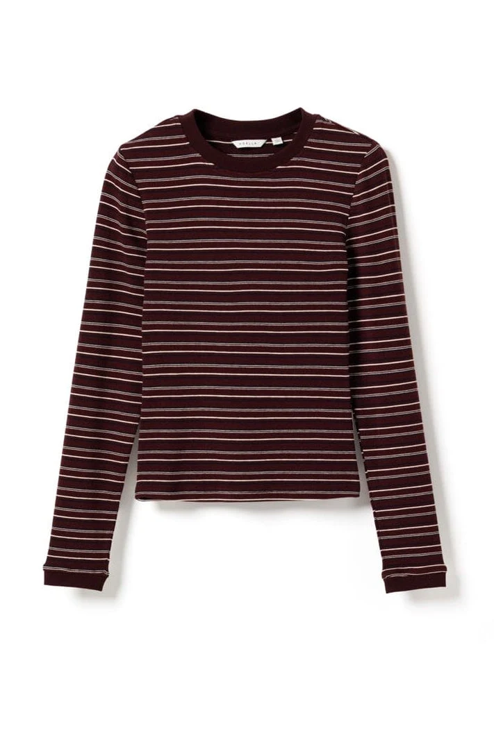 Noella - N-Mykel Ls Top 16540002 - 1511 - Dizzy Burgundy Stripe