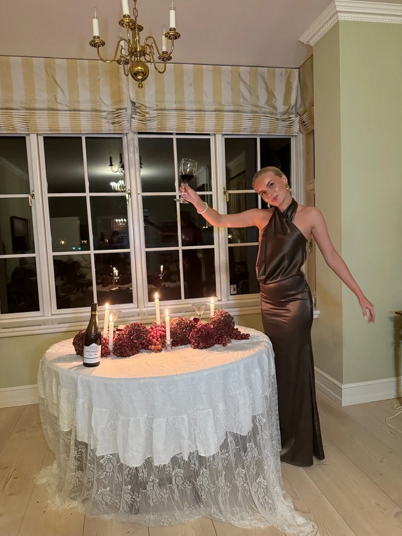 BYIC - Evelynic Maxi Dress A2577 - Dark Brown