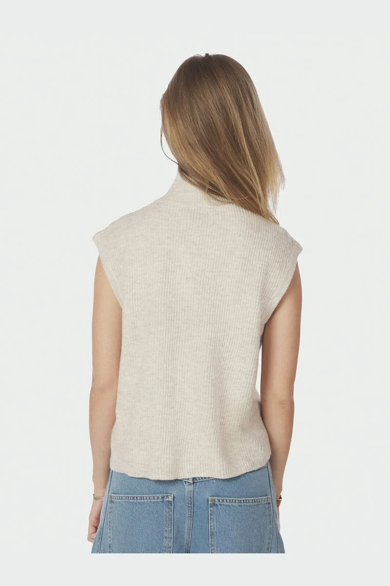 Neo Noir - Shanelle Knit Vest 168221 - 124 - Ivory