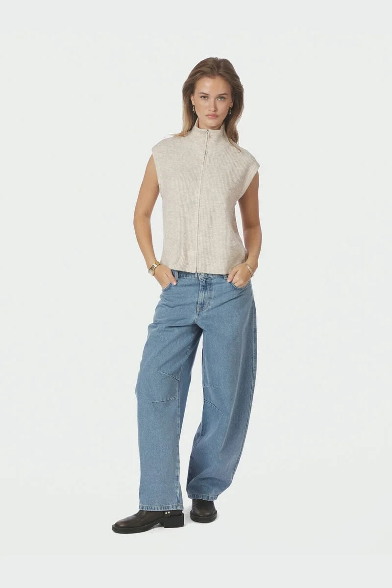 Neo Noir - Shanelle Knit Vest 168221 - 124 - Ivory