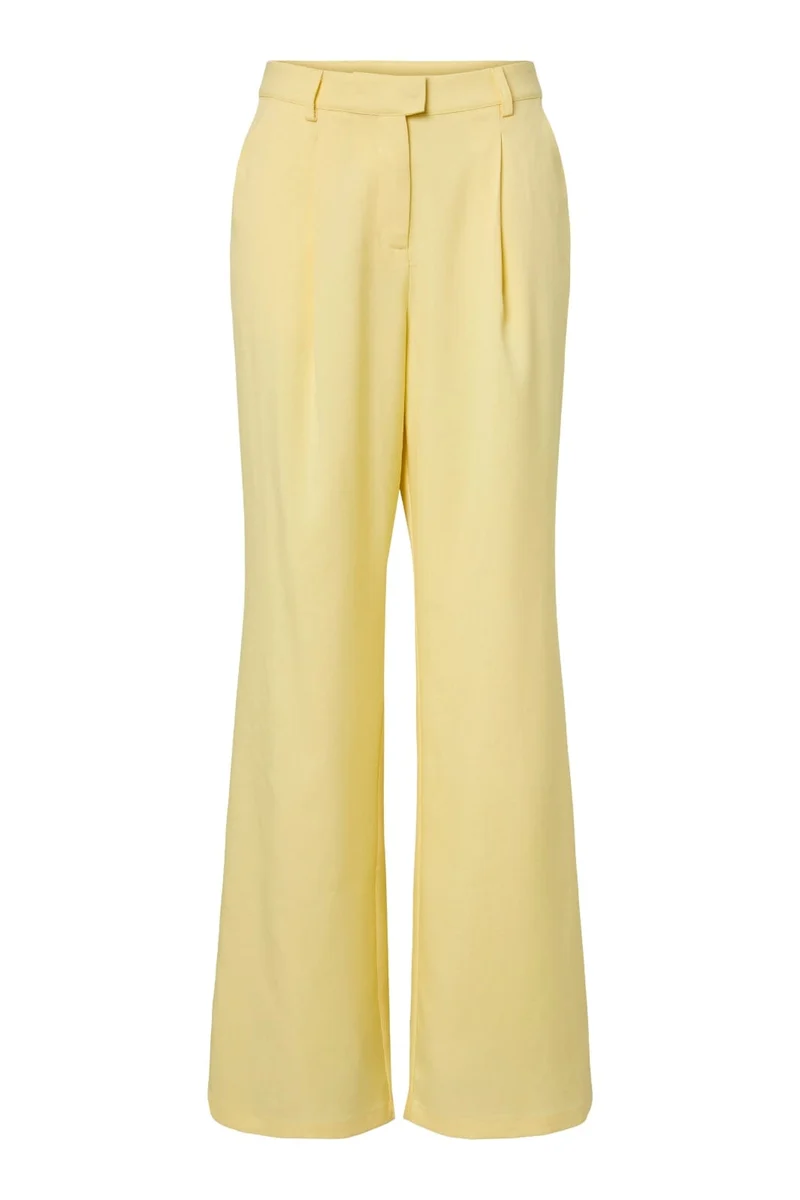 Pieces - Pcjoline Wide Pant - 4974790 French Vanilla