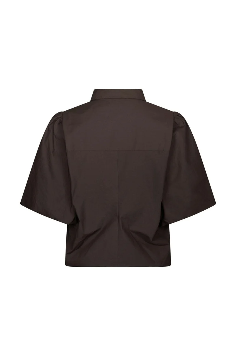 Neo Noir - Ismara Solid Shirt 169795 - 676 - Dark Brown