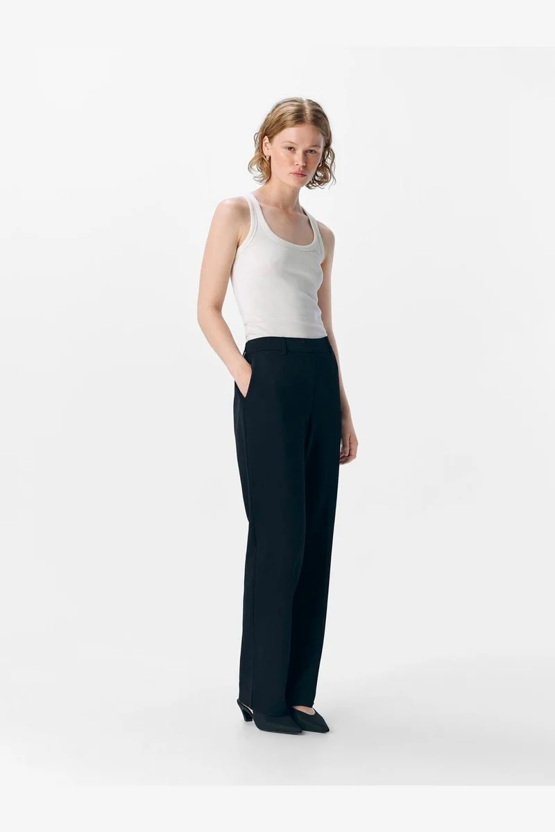 Object - Objlisa Straight Pant - 4855284 Black