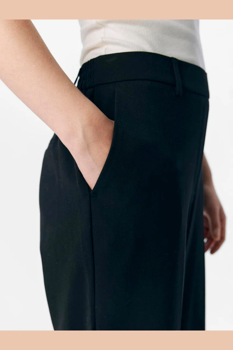 Object - Objlisa Straight Pant - 4855284 Black