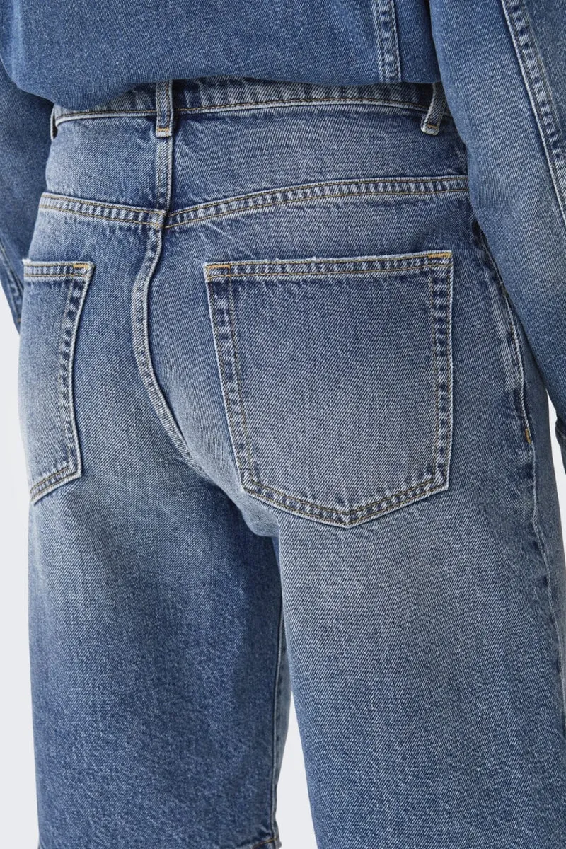 Only - Onlmate Reg Baggy Long Shorts - 4674440 Medium Blue Denim