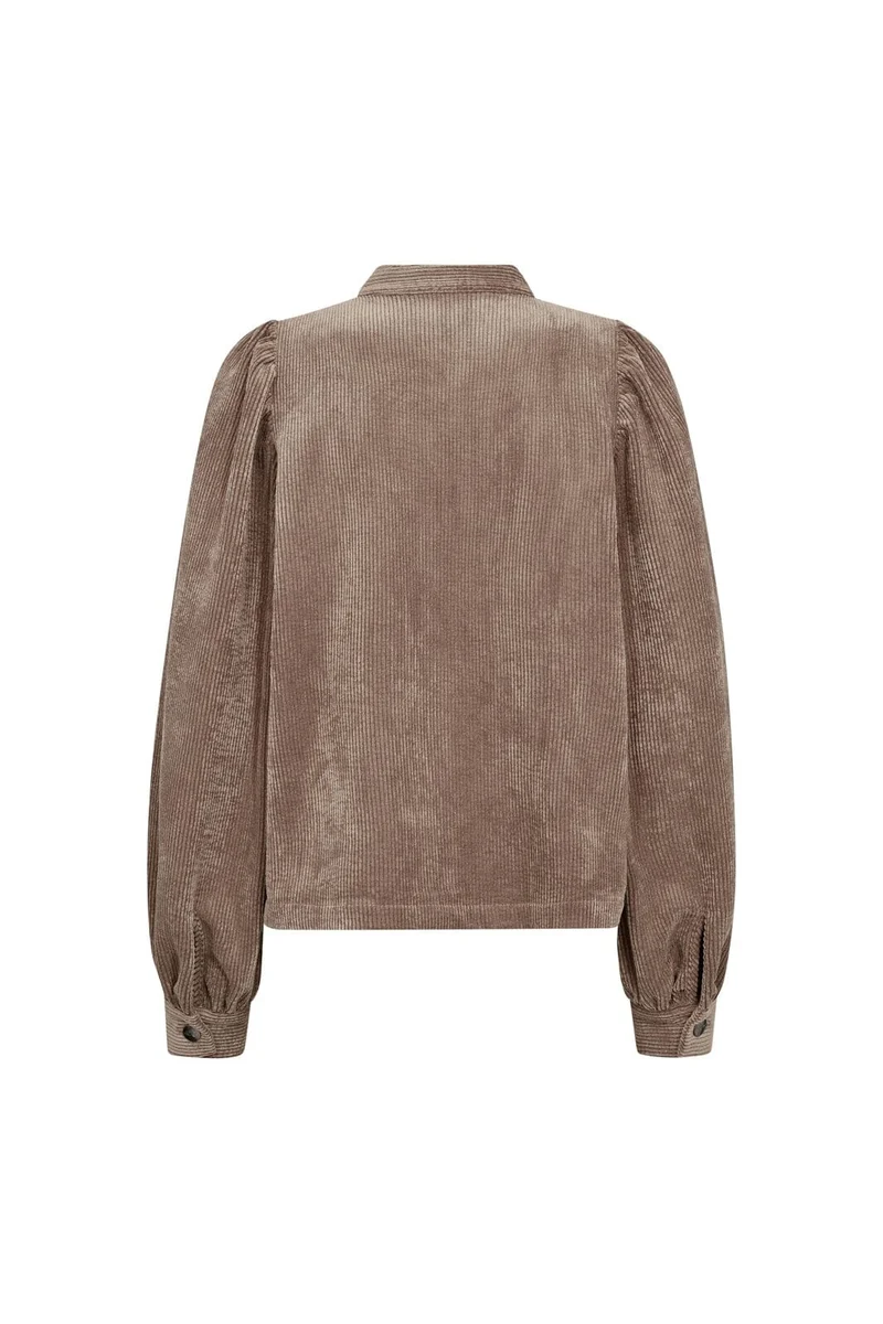 Co´Couture - Daisycc Cord Shirt 500586 - 20009 - Walnut