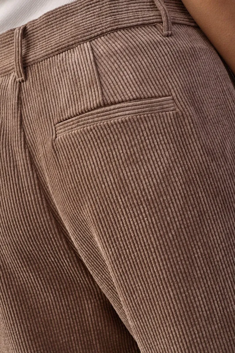 Co´Couture - Daisycc Cord Pant 500574 - 20009 - Walnut