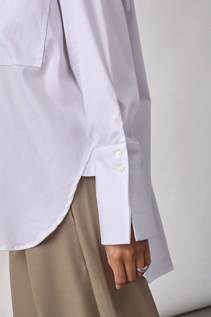Co´Couture - Daliacc Oversize Shirt 500396 - 10001 - White