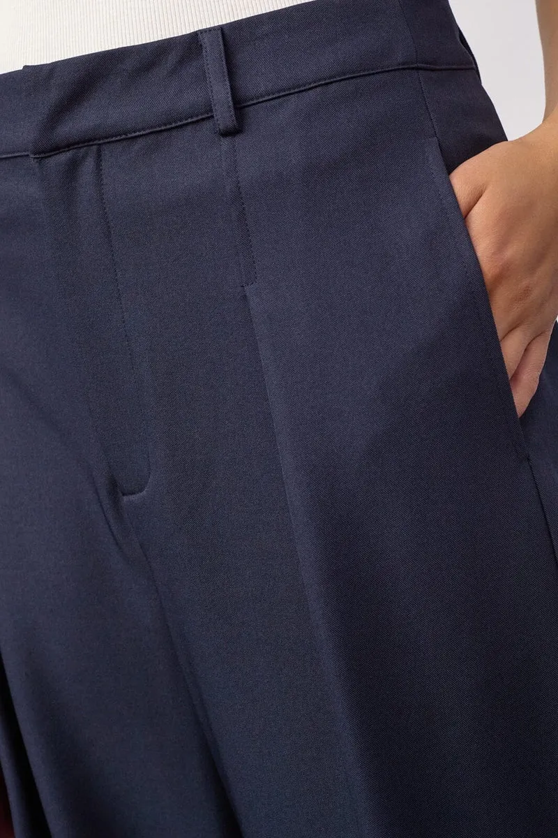 Co´Couture - Lunacc Pleat Pant 500391 - 40007 - Navy