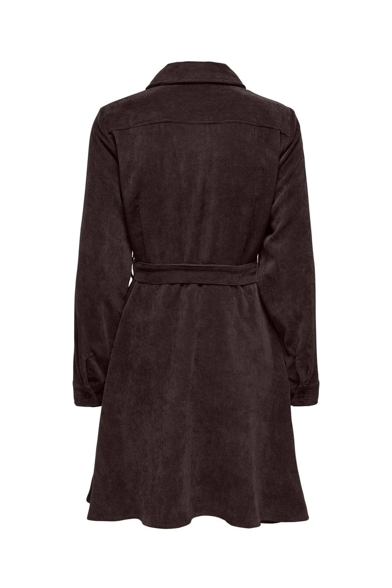 JDY - Jdyulla Ohio L/S Dress Dia - 5143844 Chocolate Torte