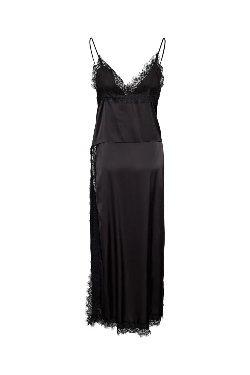 Noisy May - Nmlouise Sl Strap Lace Dress - 5081996 Black