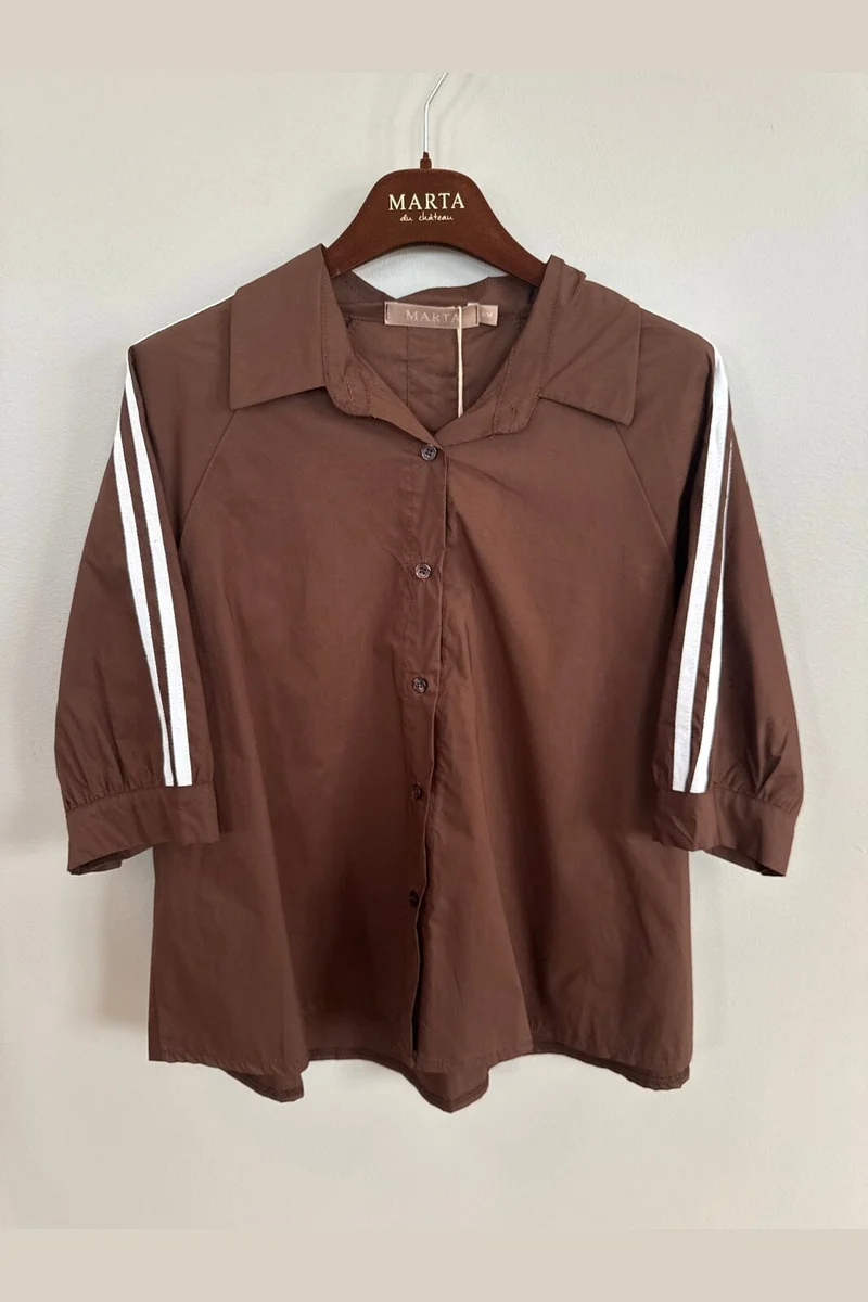 Marta Du Chateau - Mdcbambi Shirt 268819 - Moro/Panna