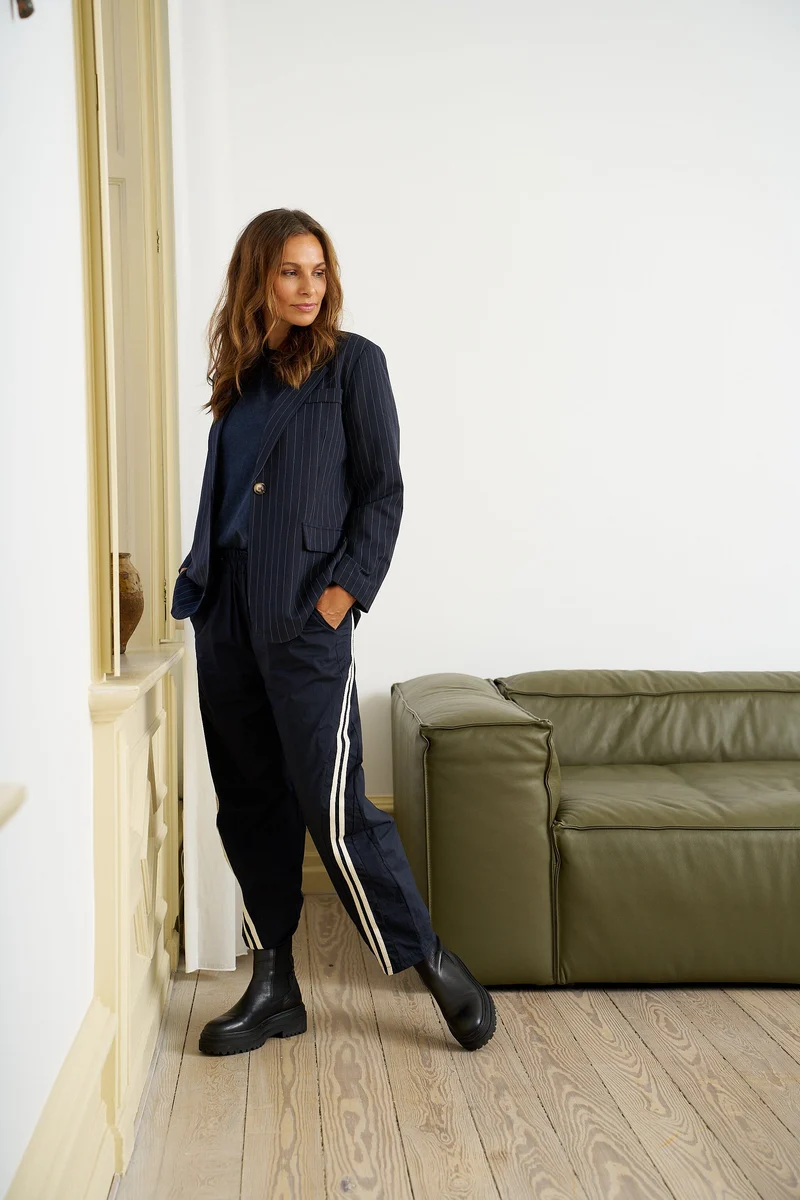 Marta Du Chateau - Mdcseashell Pants 266331 - Navy4