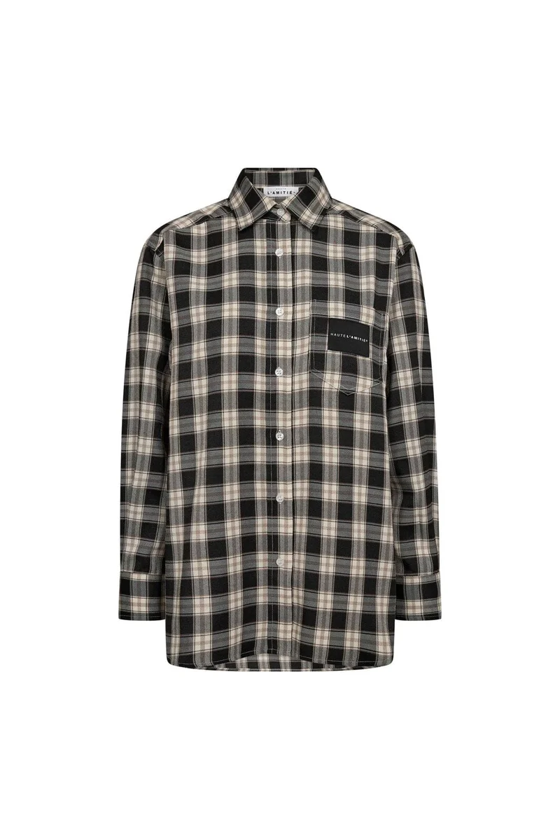 Haute L'Amitié - Early Haute Check Shirt Hl10903 - Black Check