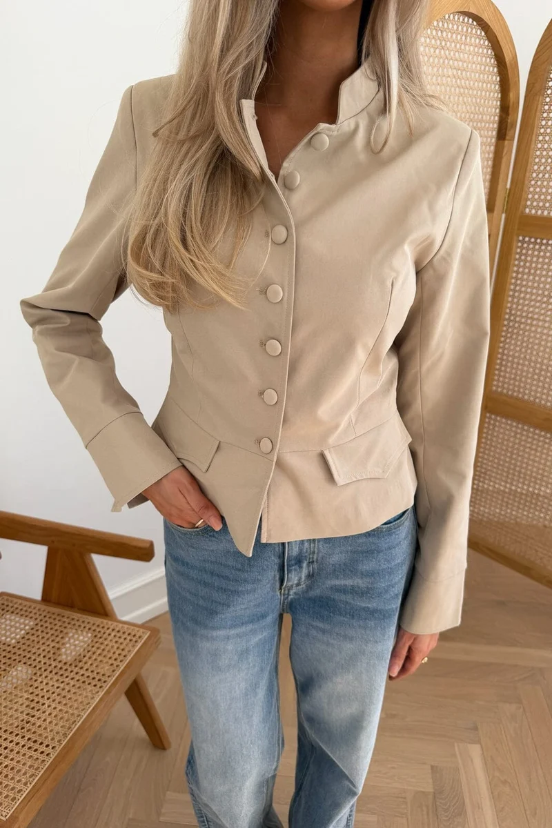 BYIC - Cilleic Blazer Shirt A25350 - Beige