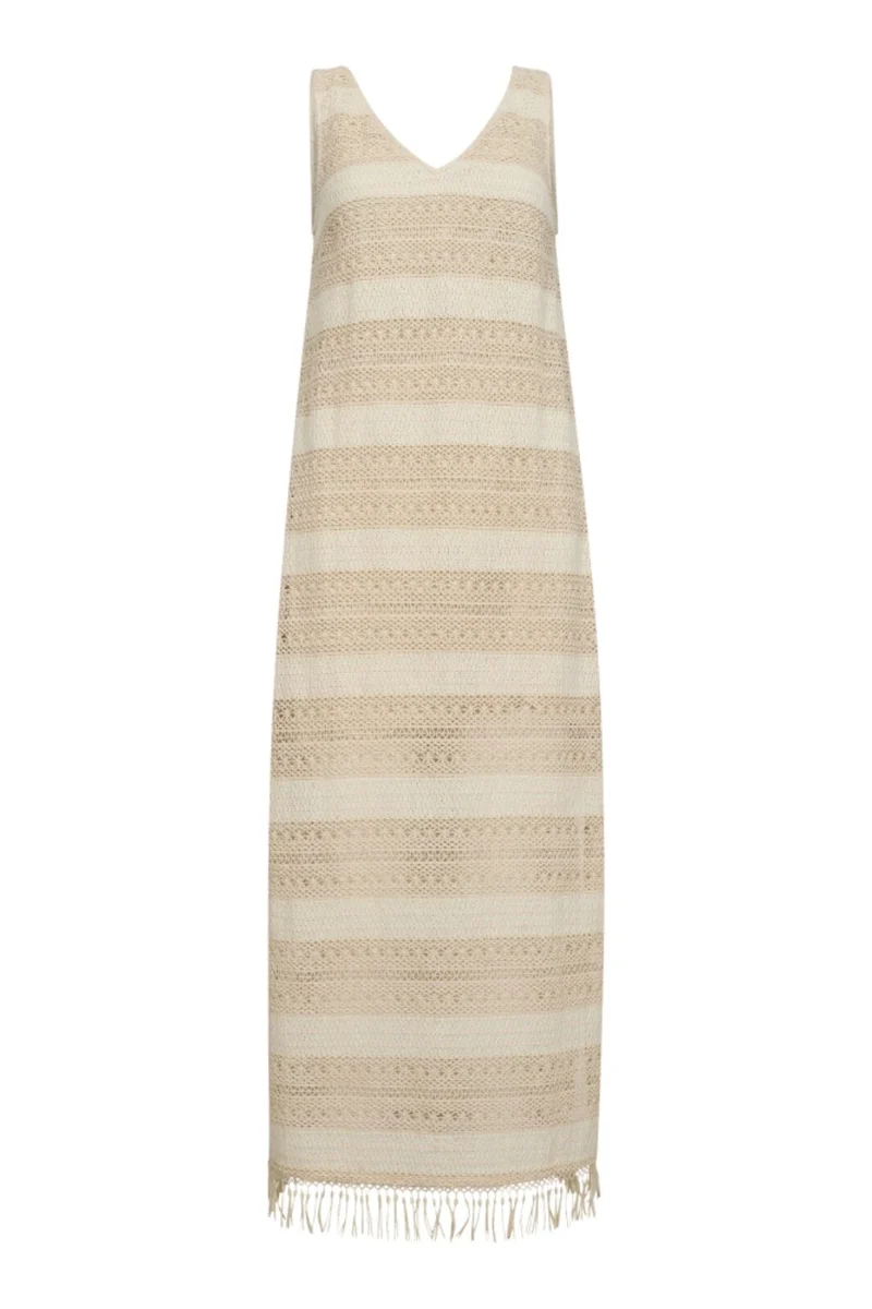 Co´Couture - Carlycc Crochet Dress 36462 - 199 - Bone
