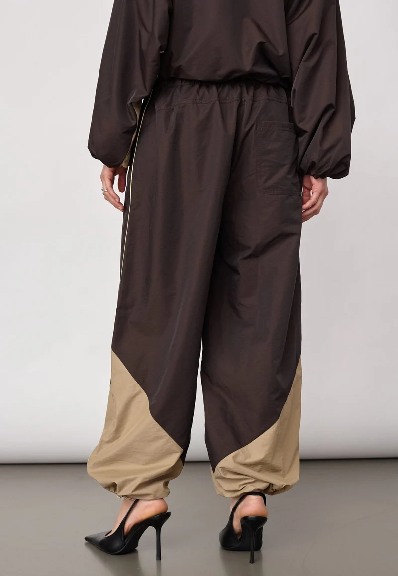 Co´Couture - Aloracc Block Pant 500847 - 20003 - Dark Brown
