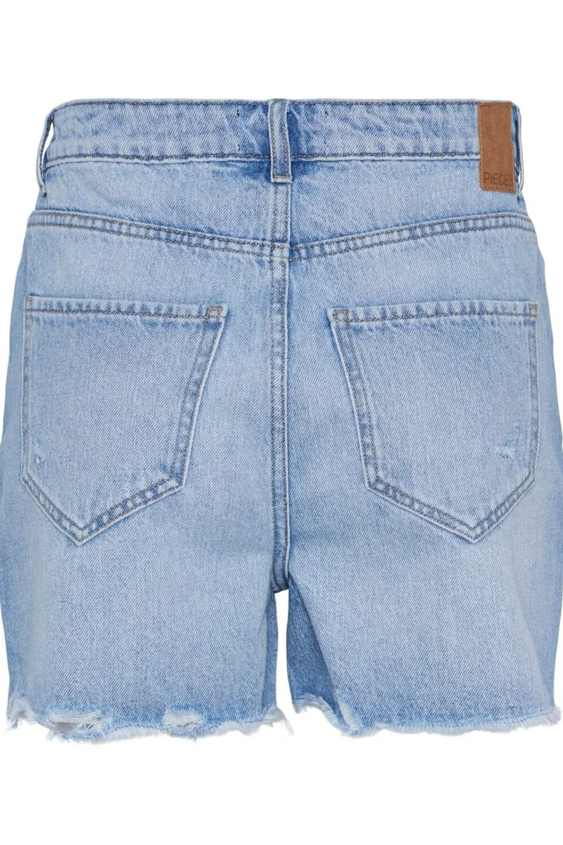 Pieces - Pcsummer Dest Lb Shorts - 4405831 Light Blue Denim